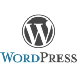 Wordpress stacked logo.