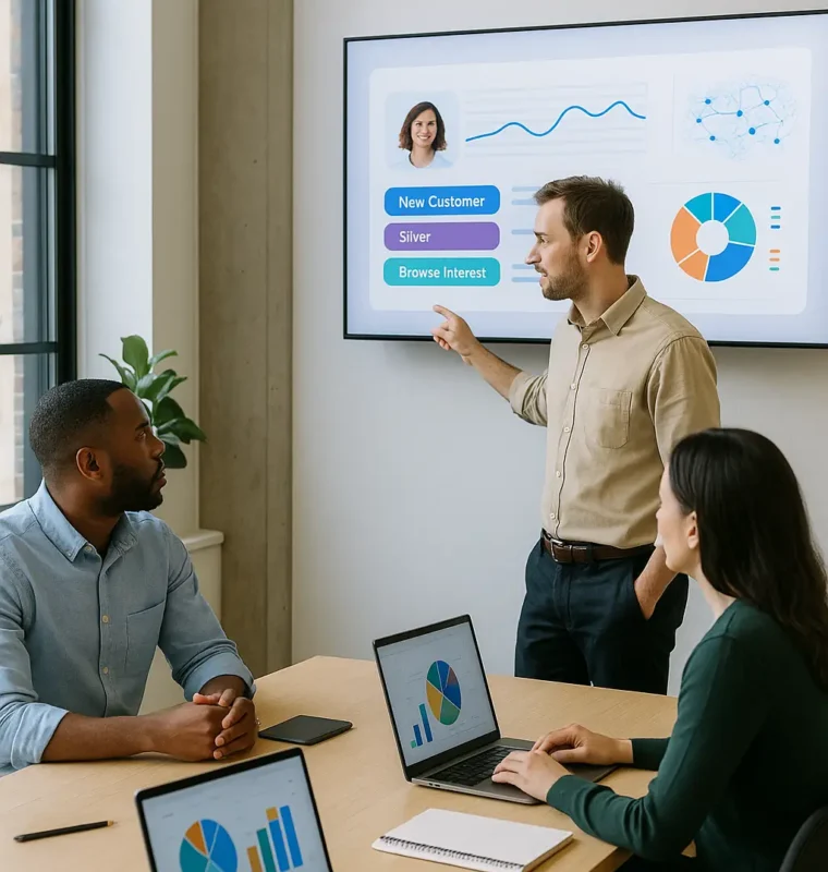 RevOps Team Analyzing Real-Time Personalization Data